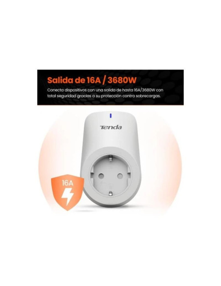 ENCHUFE INTELIGENTE TENDA SP6 WIFI 2.4GHZ ( PACK 2 UNIDADES )