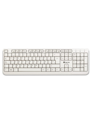 TECLADO NGS SPIKE USB WHITE