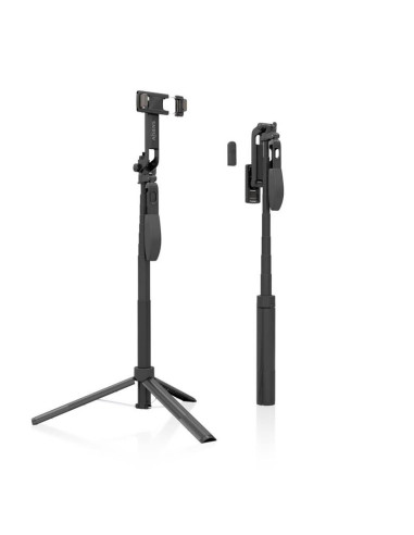TRIPODE/PALO SELFIE AISENS + MANDO BLUETOOTH 3 IN 1 BLACK