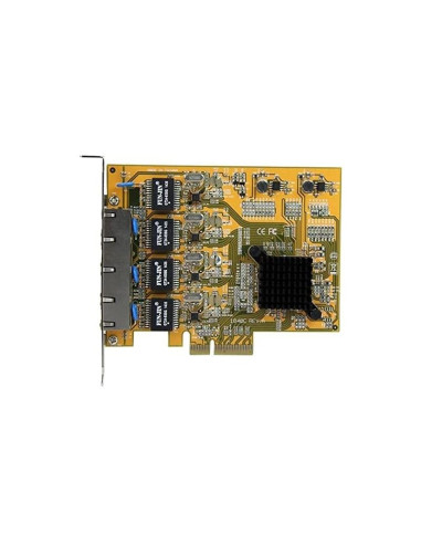 TARJETA DE RED STARTECH PCIE ETHERNET 4 PUERTOS GIGABIT