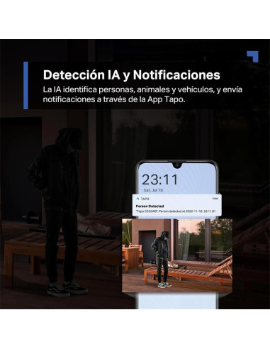 CAMARA IP TP-LINK TAPO C325WB WIRELESS QHD 2K 4MP EXTERIOR IP66