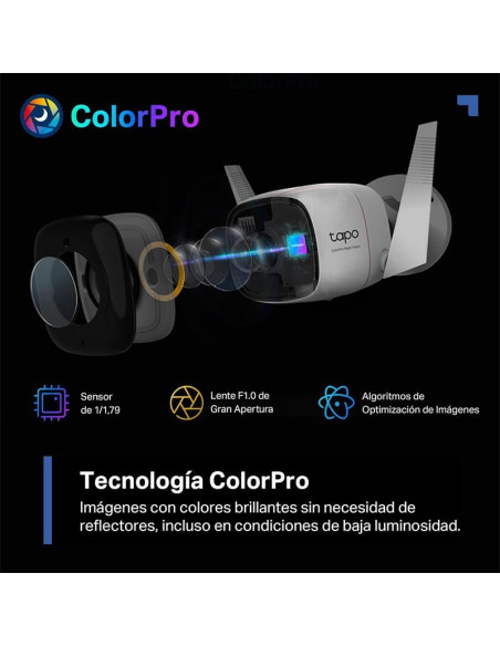 CAMARA IP TP-LINK TAPO C325WB WIRELESS QHD 2K 4MP EXTERIOR IP66