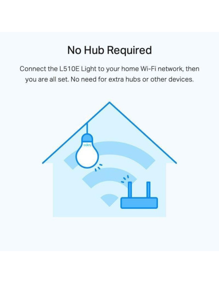 BOMBILLA INTELIGENTE E27 TP-LINK LED 2700K BLANCO AJUSTA WIFI