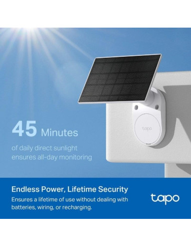 KIT TC82 TP-LINK CAMARA IP EXTERIOR + PANEL SOLAR POWERED