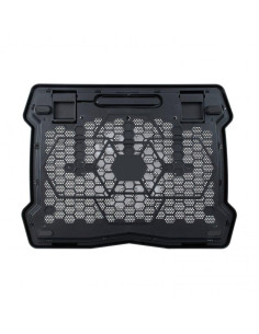 SOPORTE REFRIGERADOR NOTEBOOK CONCEPTRONIC ALUMINIO 15.6 ERGONOMICO BLACK 2