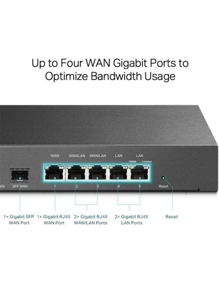 ROUTER VPN TP-LINK TL-ER7206 MULTI WAN GIGABIT SAFESTREAM