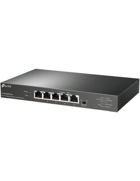 SWITCH TP-LINK ETHERNET 5 PUERTOS 2.5G POE+ TL-SG105PP-M2