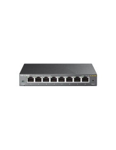 SWITCH TP-LINK GIGABIT 8 PUERTOS TL-SG108E METALICO SEMIGESTIONABLE