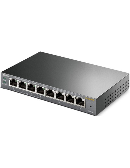 SWITCH TP-LINK GIGABIT 8 PUERTOS TL-SG108PE EASY SMART GESTIONABLE 4 POE