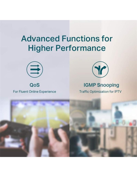 SWITCH TP-LINK GIGABIT 8 PUERTOS POE + 1 SFP TL-SG1210P