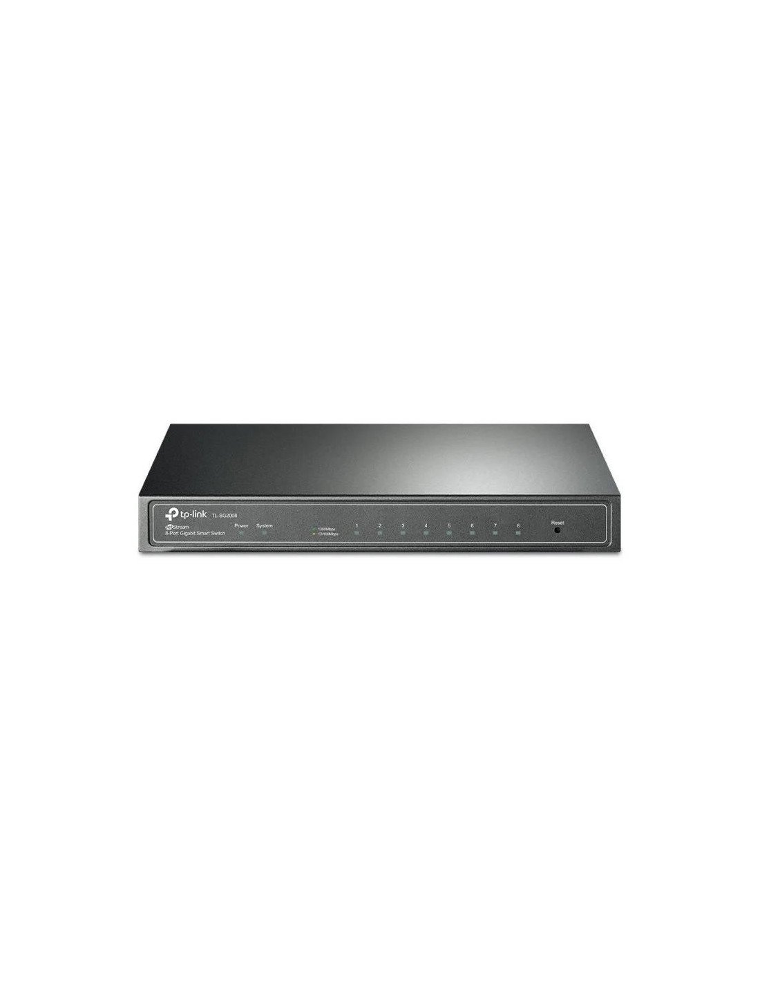 SWITCH TP-LINK TL-SG2008 GIGABIT 8 PUERTOS SEMIGESTIONABLE