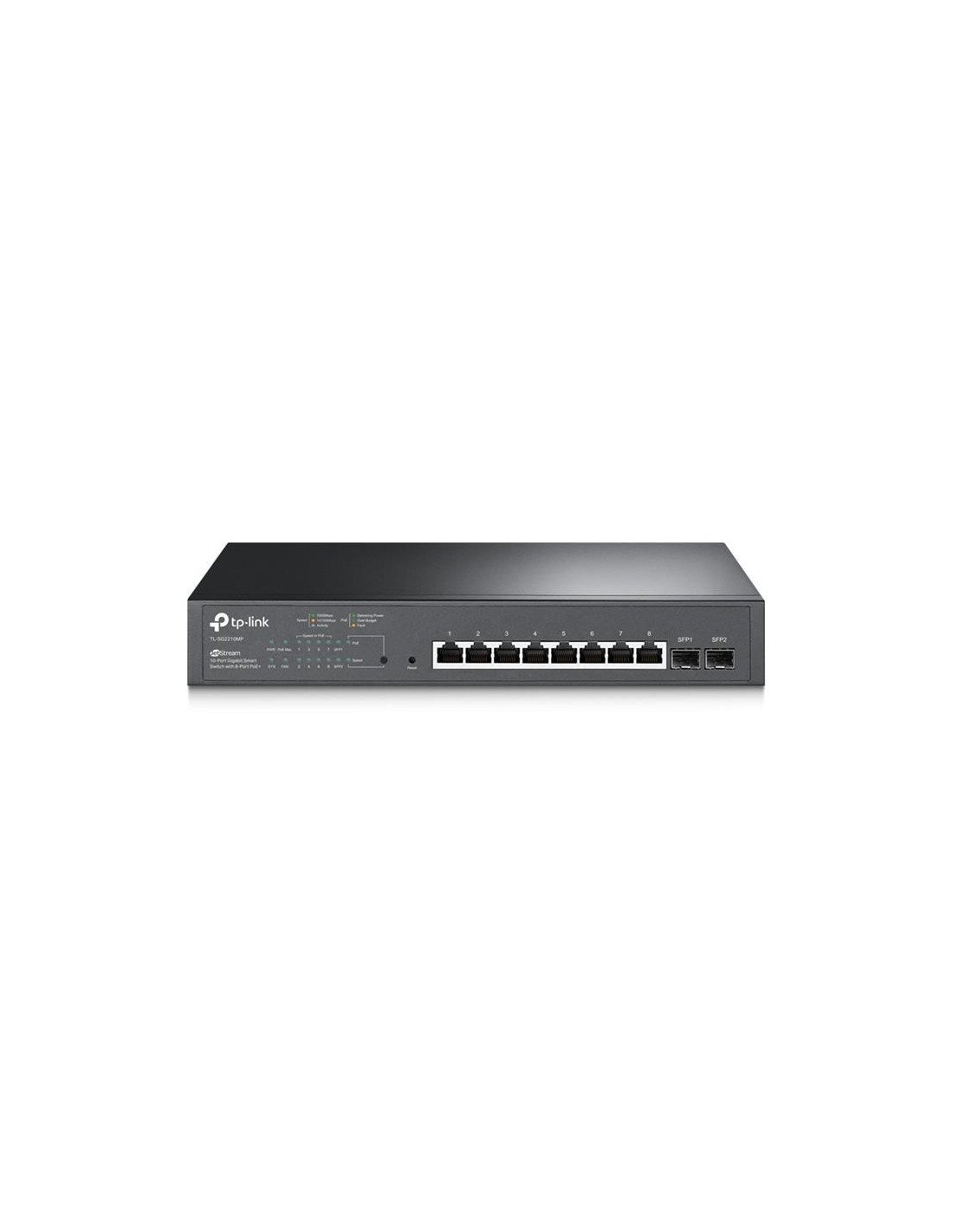 SWITCH TP-LINK OMADA GIGABIT 10 PUERTOS TL-SG2210MP 8 POE + 2 SFP