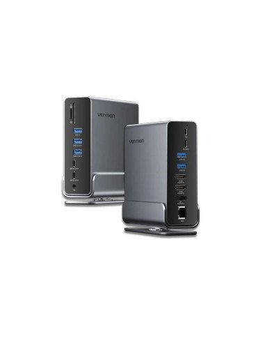 DOCK STATION VENTION 15 EN 1 USB-C A DP/HDMI/USB-C/USB-A/RJ45/MICROSD/JACK