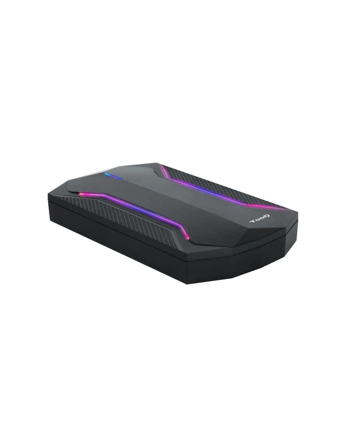 CAJA EXTERNA TOOQ  GAMING 2.5 SSD SATA USB RGB BLACK