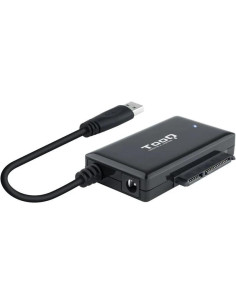ADAPTADOR USB 3.0 USB-A TOOQ DISCO DURO SATA 2.5/3.5 ALIMENTADOR BLACK