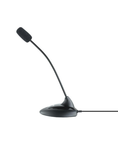 MICROFONO TOOQ DE ESCRITORIO FLEXIBLE CONFERENCIA 2M 3.5MM