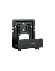 SOPORTE DE PARED UNIVERSAL TOOQ PARA ROUTER MINI PC MULTIMEDIA 5KG BLACK