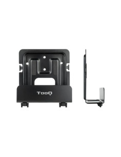 SOPORTE DE PARED UNIVERSAL TOOQ PARA ROUTER MINI PC MULTIMEDIA 5KG BLACK 2