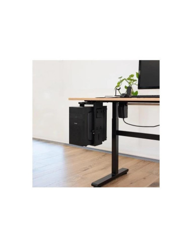 SOPORTE DE ESCRITORIO/PARED TOOQ PARA CPU 10KG BLACK