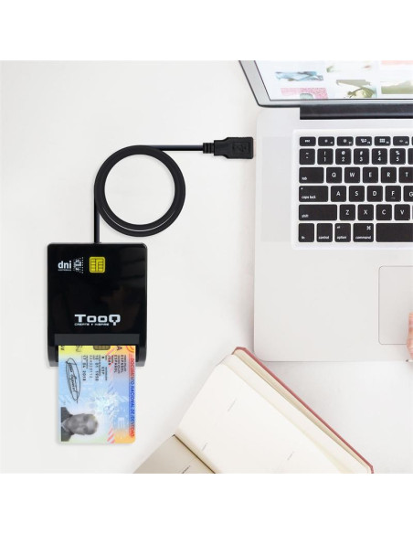 LECTOR DE TARJETAS DNIE TOOQ TQR-210 DNI USB BLACK
