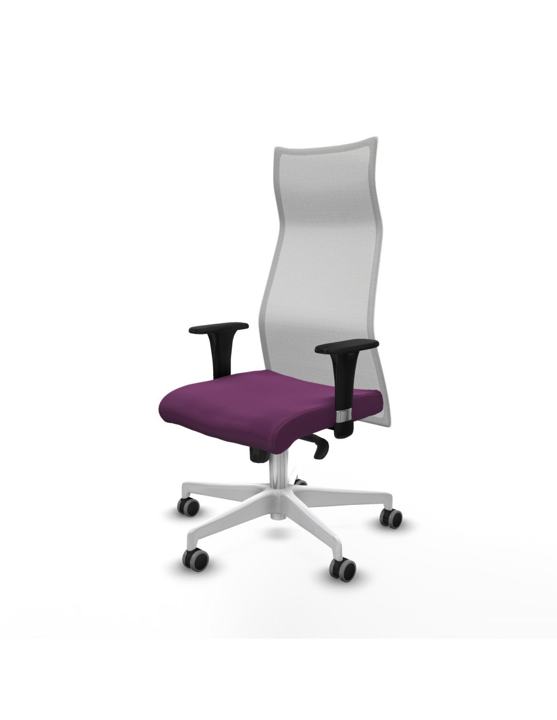 Piqueras y Crespo Albacete malla sincro malla blanca similpiel morado brazos 1D base blanca ruedas 65mm engomadas