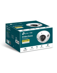 CAMARA IP TP-LINK VIGI DOMO MINI 3MP 2.8MM IR 30M IK08 POE/CC 2