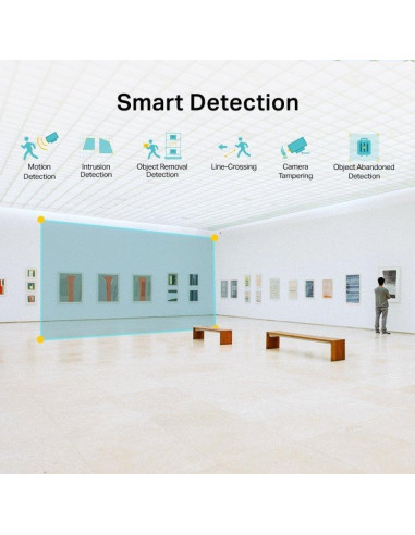 CAMARA IP TP-LINK VIGI DOME EXTERIOR/INTERIOR 4MP 2.8MM IR 30M IP67 POE/CC