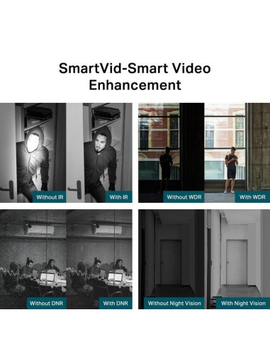 CAMARA IP TP-LINK VIGI DOME EXTERIOR/INTERIOR 4MP 2.8MM IR 30M IP67 POE/CC