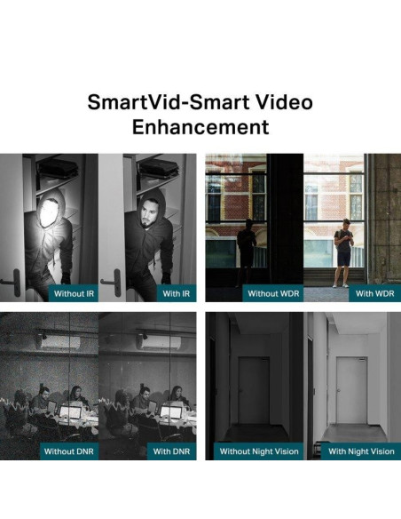 CAMARA IP TP-LINK VIGI DOME EXTERIOR/INTERIOR 4MP 2.8MM IR 30M IP67 POE/CC