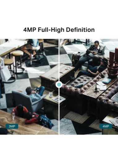 CAMARA IP TP-LINK VIGI DOME EXTERIOR/INTERIOR 4MP 2.8MM IR 30M IP67 POE/CC