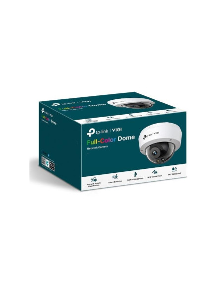 CAMARA IP TP-LINK VIGI DOME EXTERIOR/INTERIOR 4MP 4MM IR 30M IP67 POE/CC