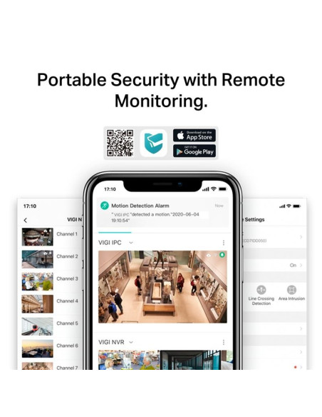 CAMARA IP TP-LINK VIGI BULLET EXTERIOR MICROSD 4MP 2.8MM IR 30M IP67 POE