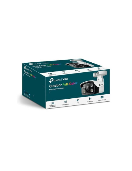 CAMARA IP TP-LINK VIGI BULLET EXTERIOR MICROSD 4MP 4MM IR 30M IP67 POE