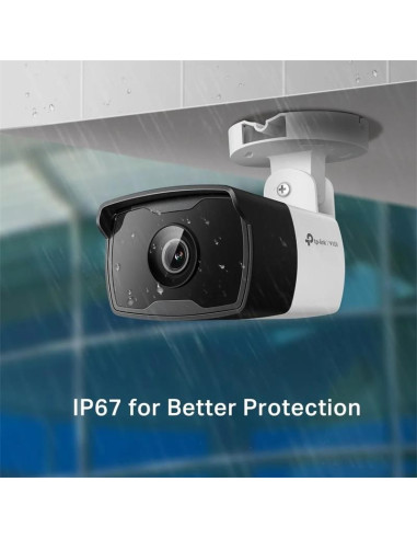 CAMARA IP TP-LINK VIGI BULLET EXTERIOR 4MP 2.8MM IR 30M IP67 POE
