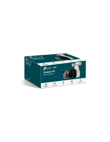 CAMARA IP TP-LINK VIGI BULLET EXTERIOR 4MP 4MM IR 30M IP67 POE/CC