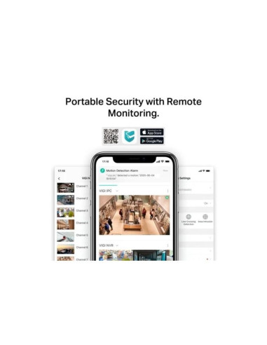 CAMARA IP TP-LINK VIGI PT EXTERIOR 4MP 4MM IR 30M POE