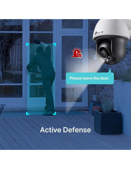 CAMARA IP TP-LINK VIGI PT 4MP 4MM IR 30M IP66 POE