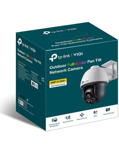 CAMARA IP TP-LINK VIGI PT 4MP 4MM IR 30M IP66 POE