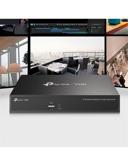 GRABADOR IP NVR TP-LINK VIGI 8 CH IP 1HDD H265+