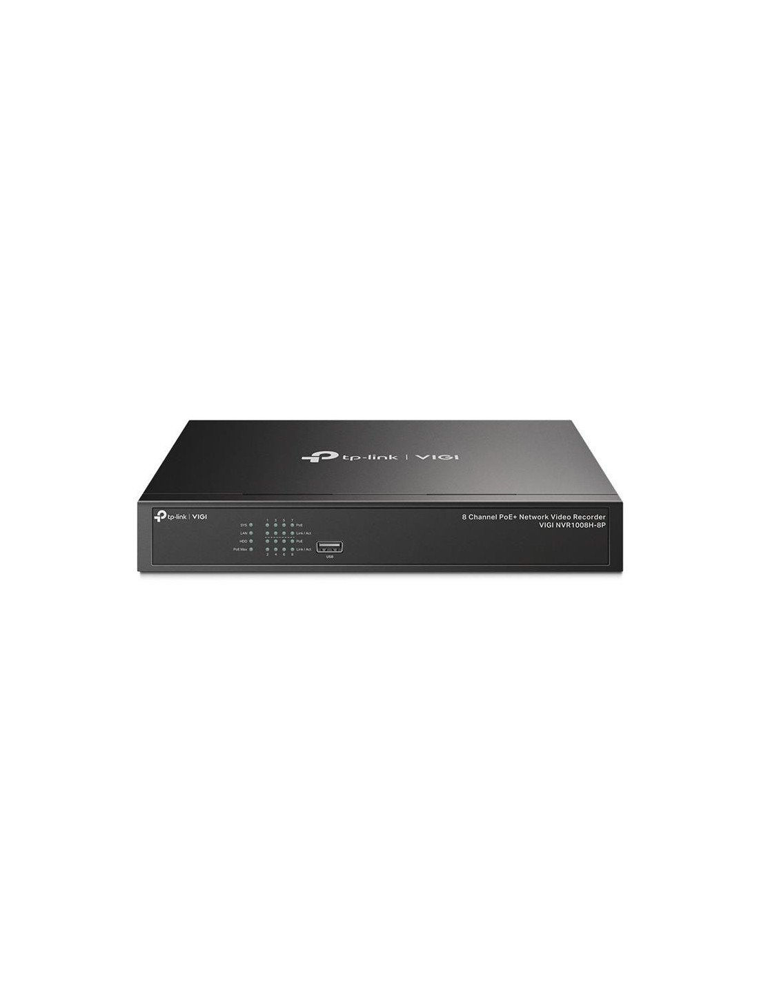GRABADOR IP NVR TP-LINK VIGI 8 CH IP 1HDD H265+ POE