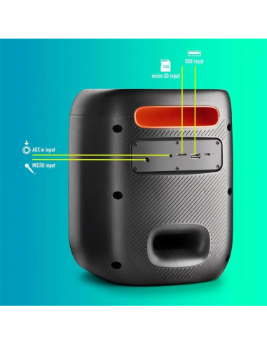 ALTAVOCES NGS WILDSWAG 80W LED USB/SD/BLUETOOTH/MICROFONO/AUX