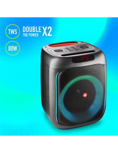 ALTAVOCES NGS WILDSWAG 80W LED USB/SD/BLUETOOTH/MICROFONO/AUX