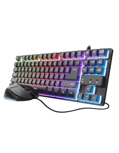 TECLADO + RATON TRUST GXT 798 GAMING RGB USB BLACK