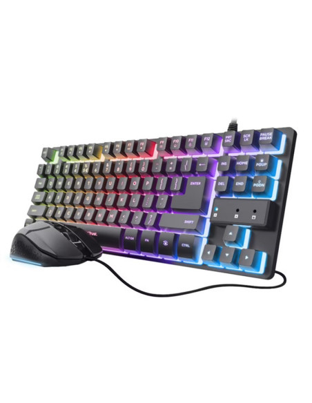 TECLADO + RATON TRUST GXT 798 GAMING RGB USB BLACK