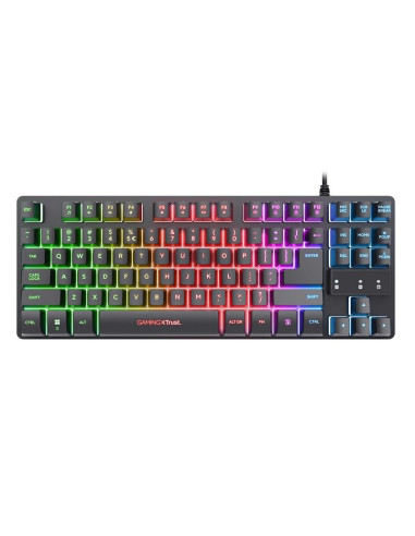 TECLADO + RATON TRUST GXT 798 GAMING RGB USB BLACK