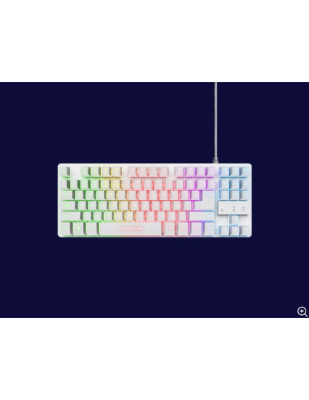 TECLADO + RATON TRUST GXT 798W GAMING RGB USB WHITE