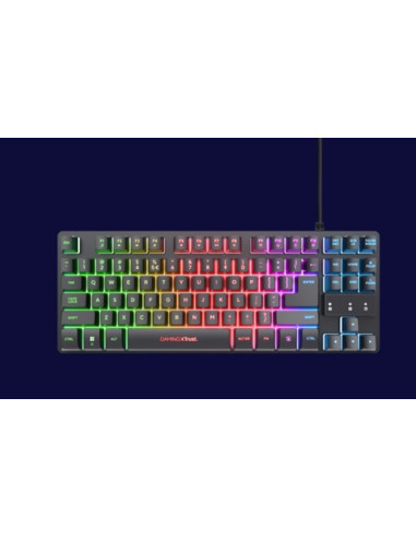 TECLADO + RATON + AURICULARES + ALFOMBRILLA TRUST GXT 780 GAMING BUNDLE BLACK