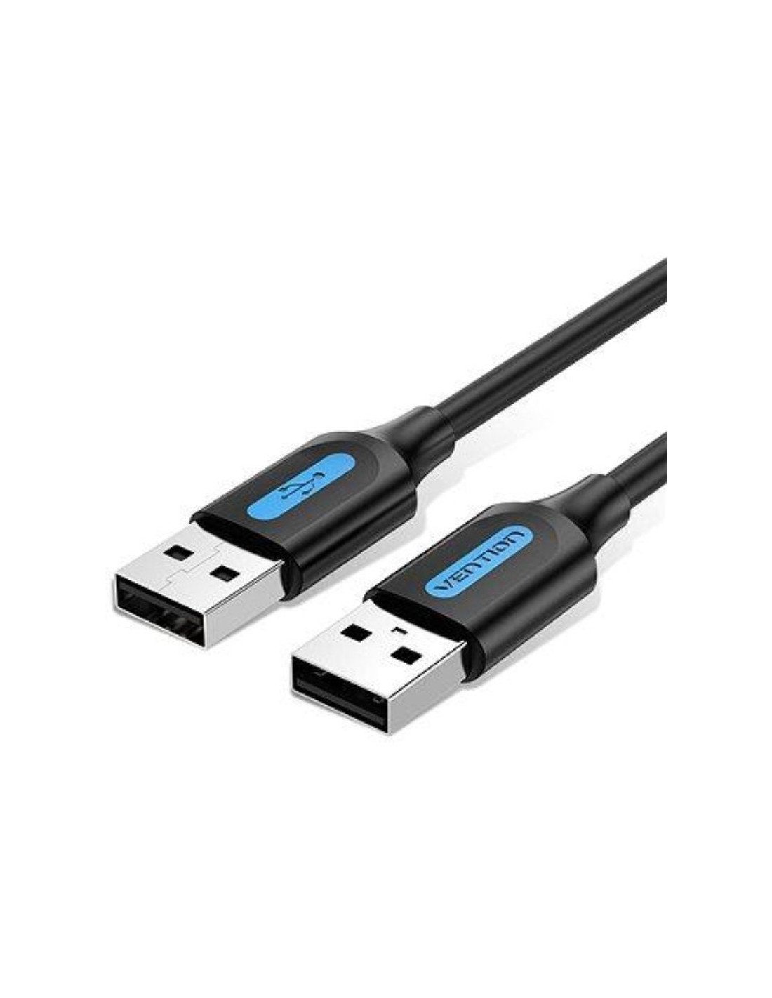 CABLE VENTION USB 2.0 USB-A - USB-A  480MBPS 60W 0.5M BLACK
