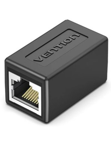 ADAPTADOR VENTION RJ45 CAT.6 FTP HEMBRA - HEMBRA BLACK