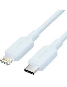 CABLE USB 2.0 VENTION USB-C - LIGHTNING 27W 480MBPS 1M BLUE